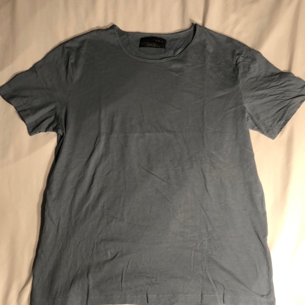 Men’s Zara Large Blue Green dress shirt